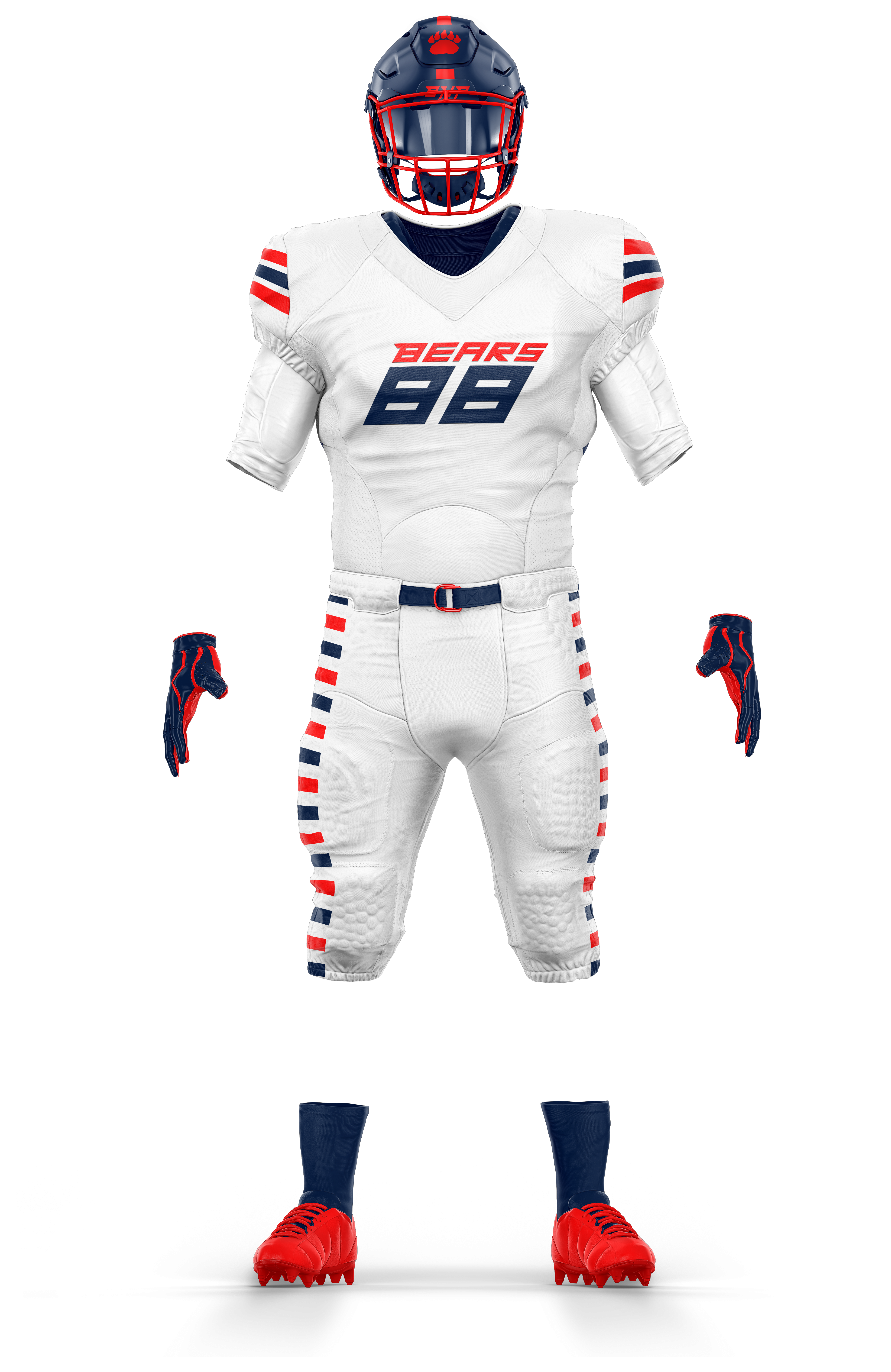 Modern Flash Away Uniform Concept Front