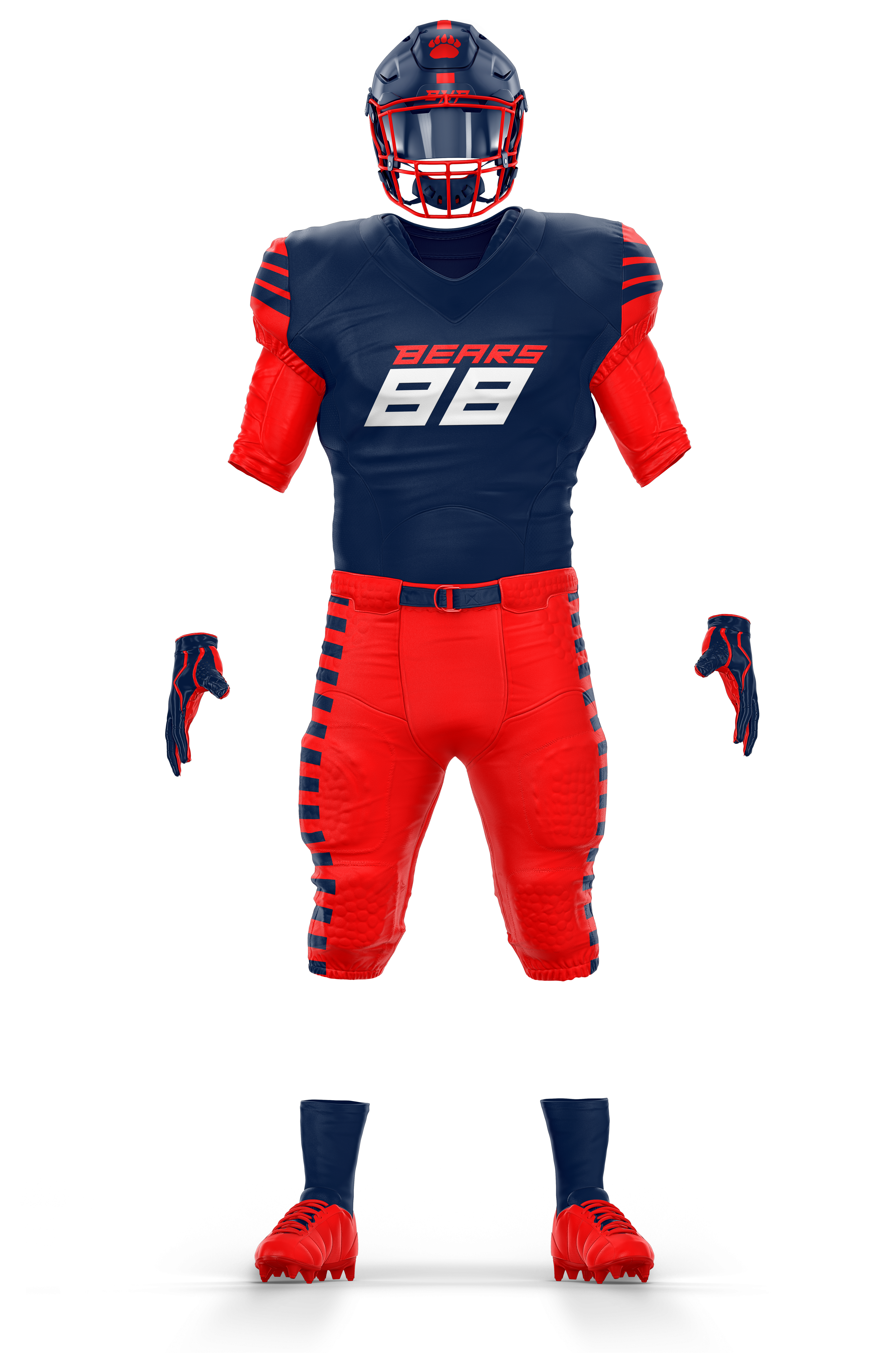 Modern Flash Home Uniform Concept Front