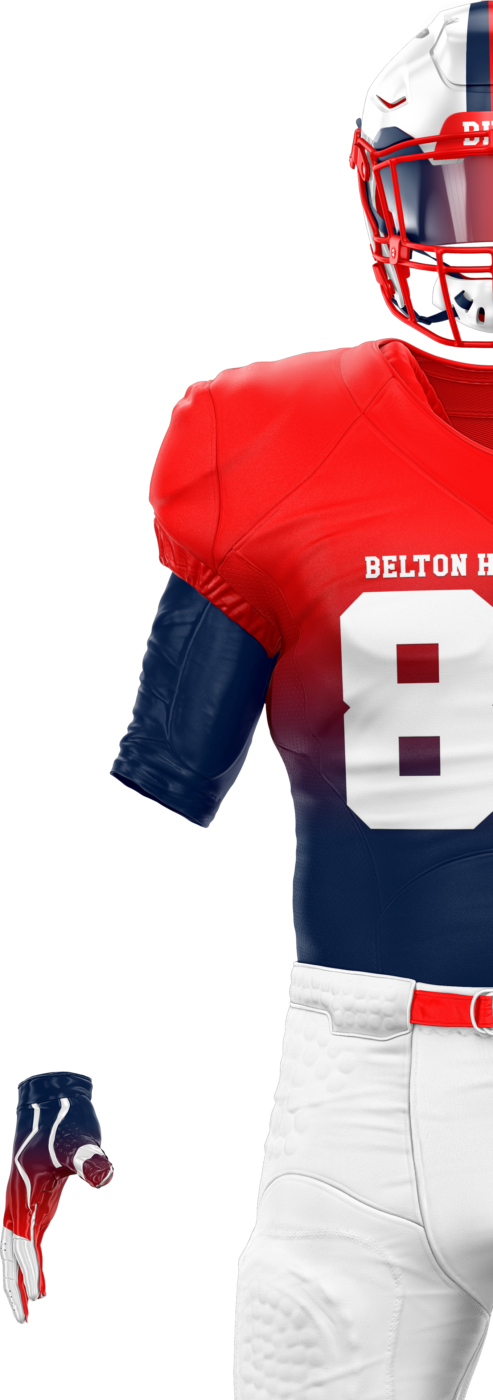 Home Two Towns Uniform Concept Side Detail